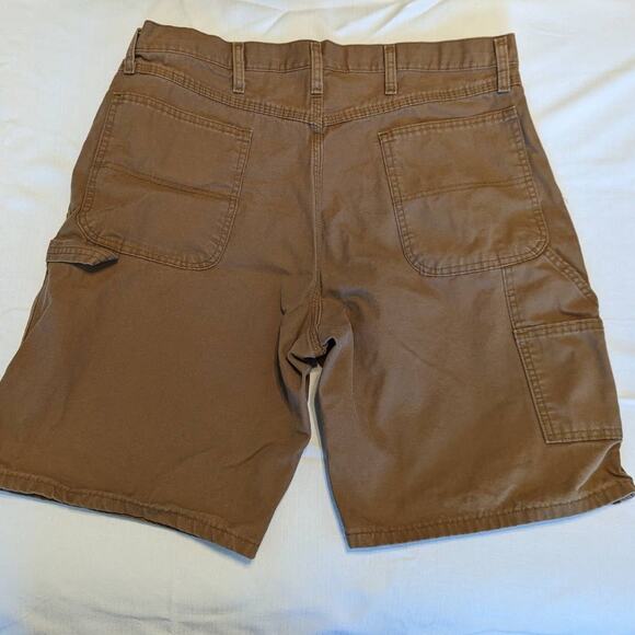 RUSTLER Brown Carpenter Shorts Men's 38 Work Wear Summer - Picture 2 of 9